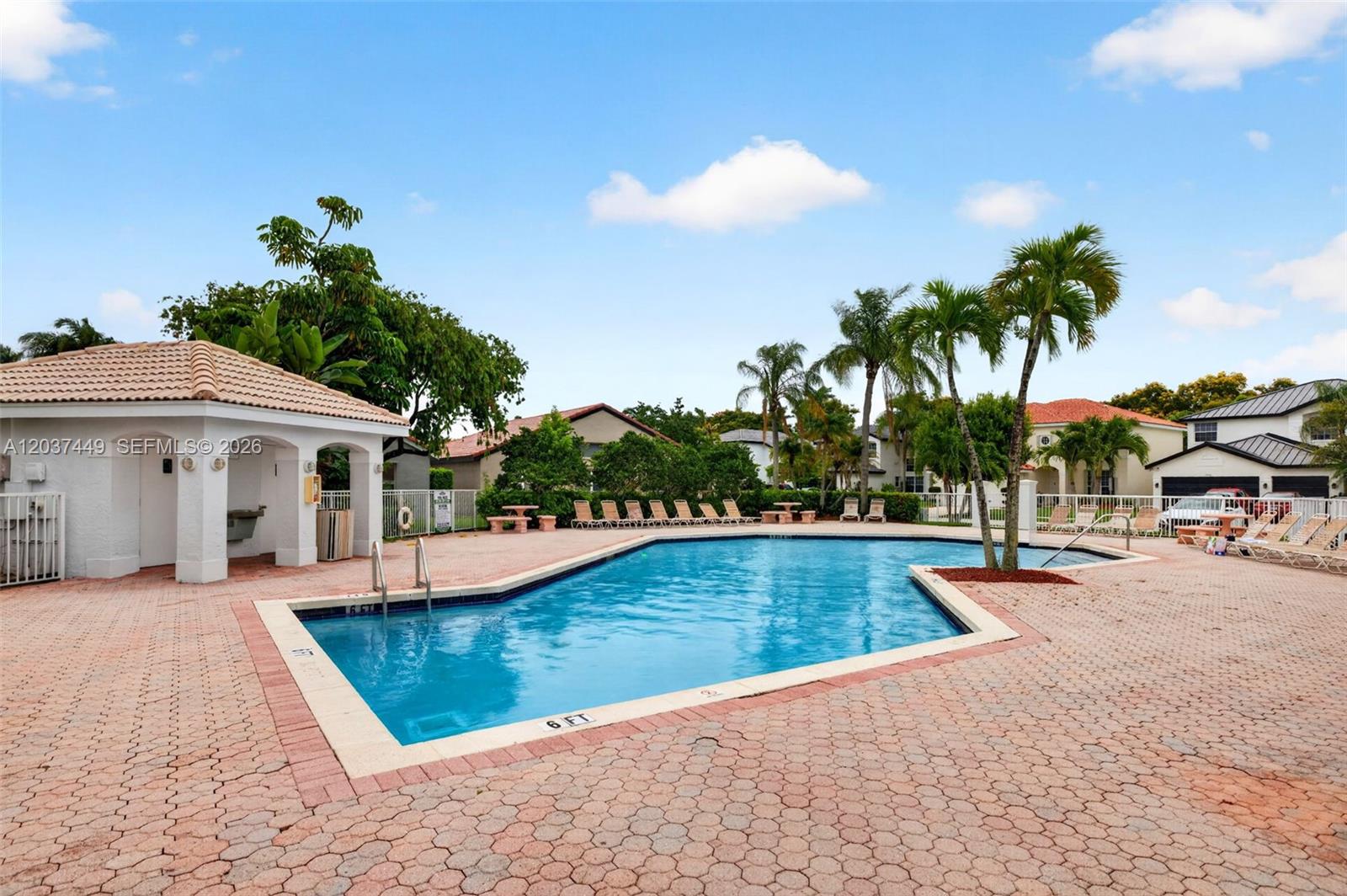 17488 Southwest 28th Court Miramar, FL 33029 - Photo 46 of 50 a view of a house with pool and sitting area