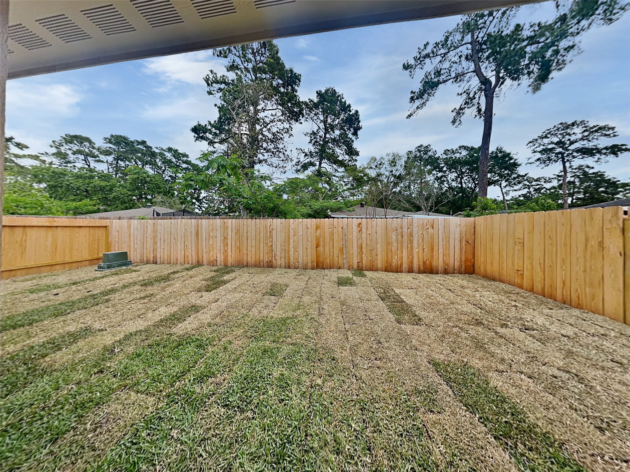 1907 Evening Breeze Lane Houston, TX 77073 - Photo 15 of 16 a view of a backyard with green space