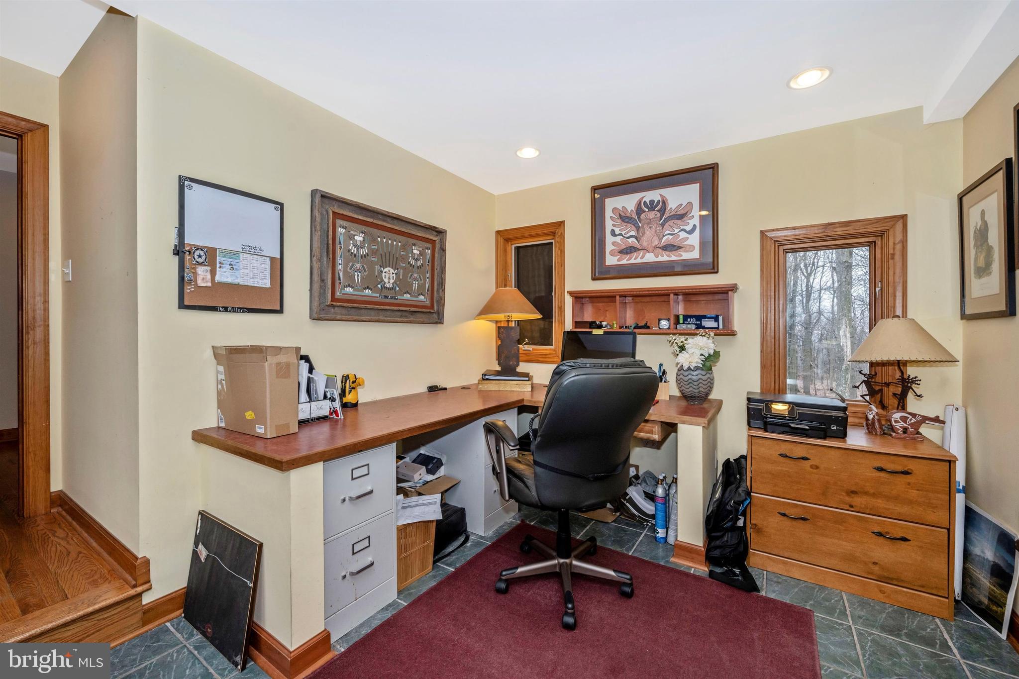 5130 Shookstown Road Frederick, MD 21702 - Photo 24 of 87 a view of a workspace with furniture and a window