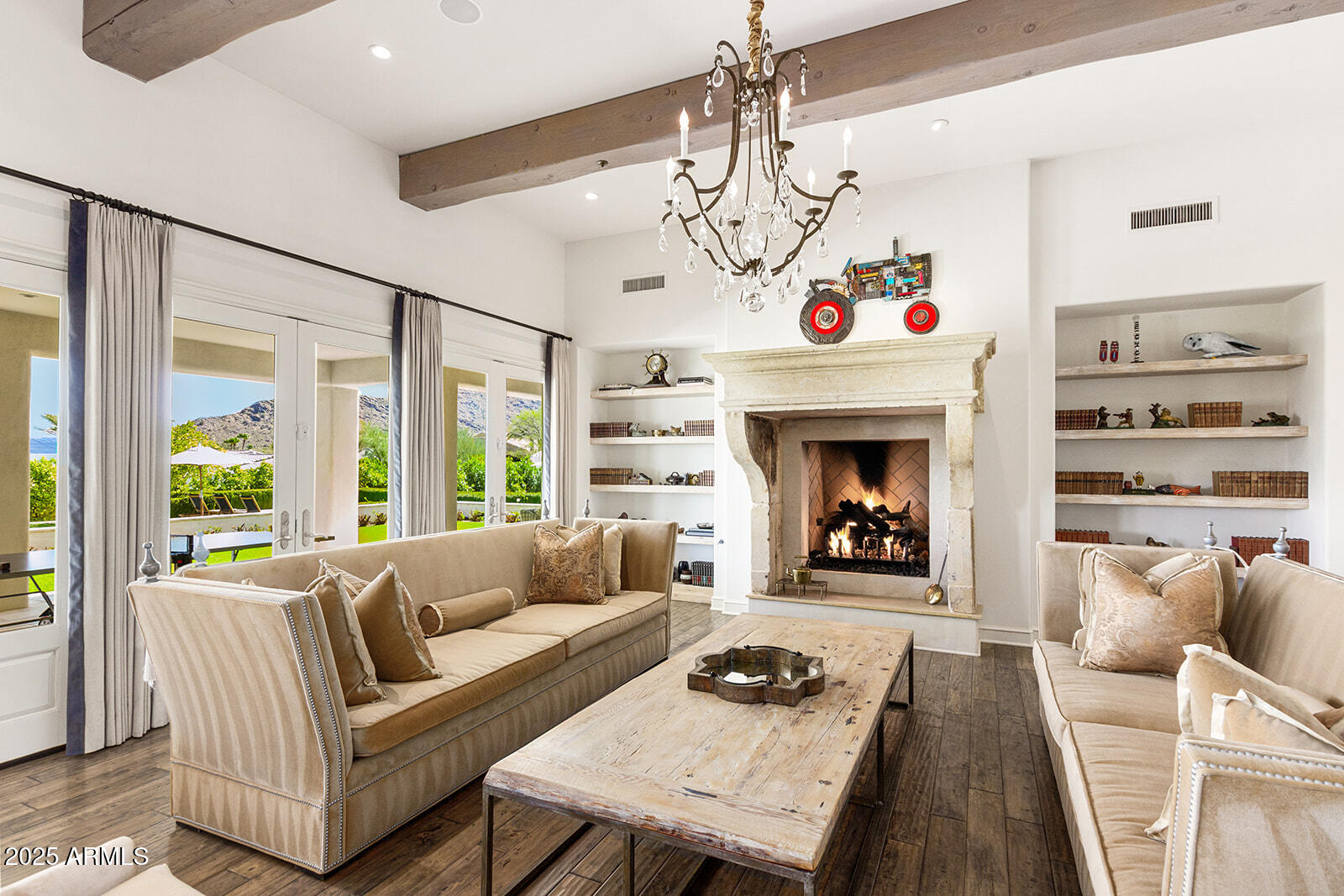 8531 North 49th Street Paradise Valley, AZ 85253 - Photo 7 of 61 Large scale fireplace