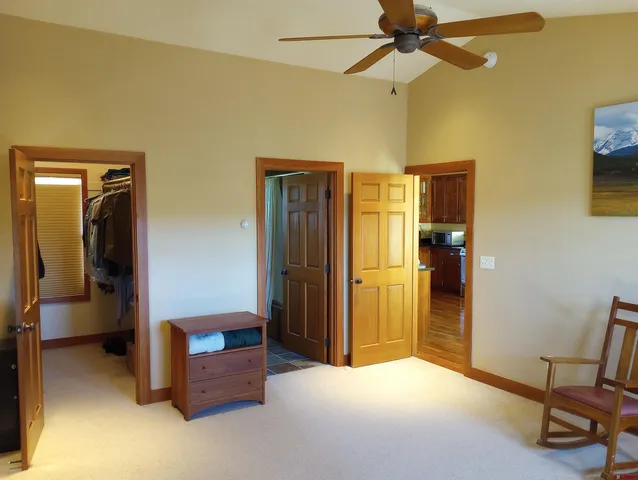 a view of a city and mountain