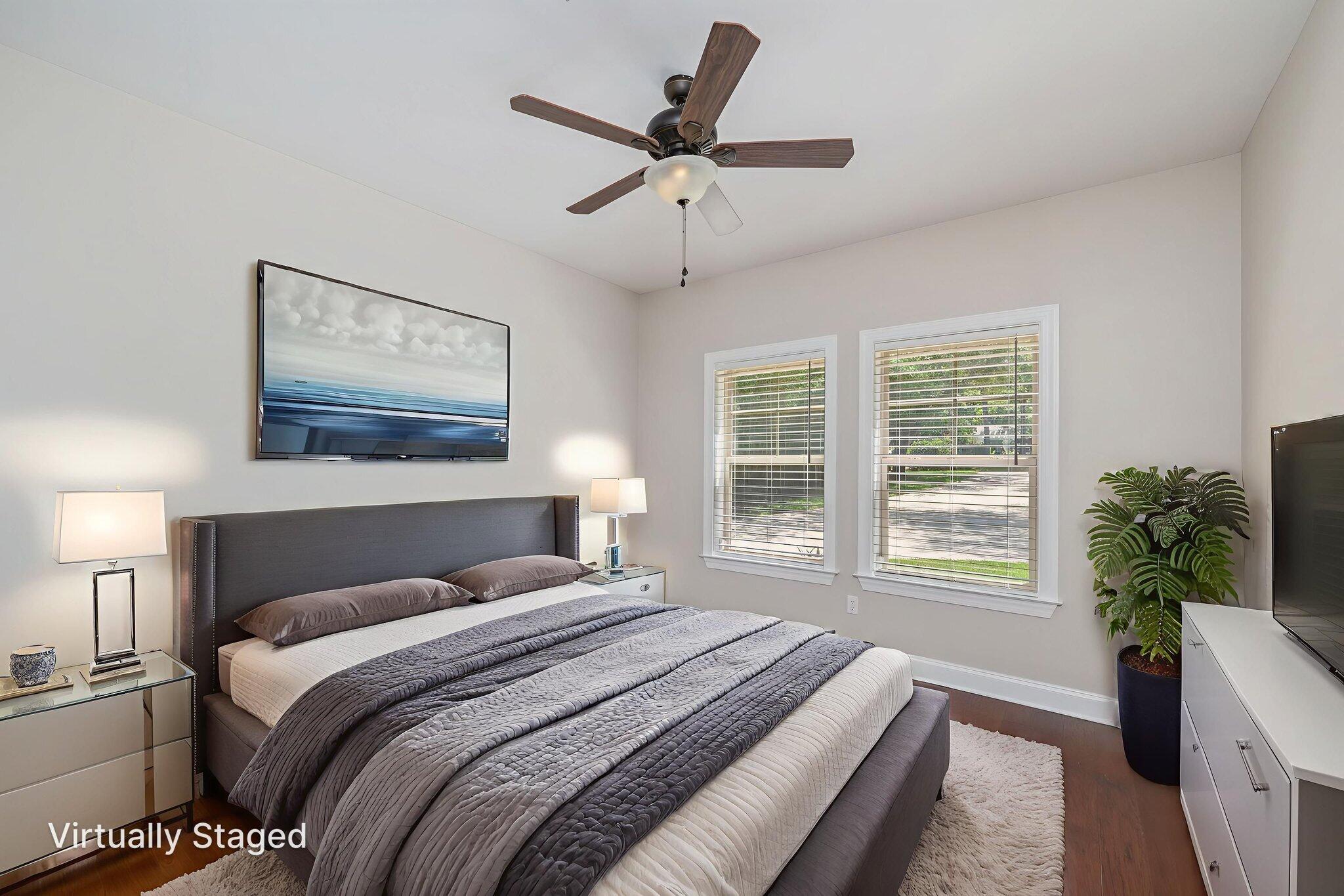 14 Blenheim Road Shalimar, FL 32579 - Photo 33 of 71 a bedroom with a bed and a large window