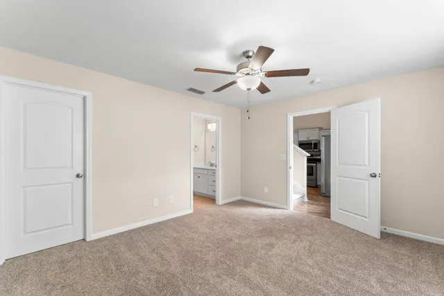 a view of an empty room