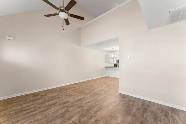 wooden floor in an empty room