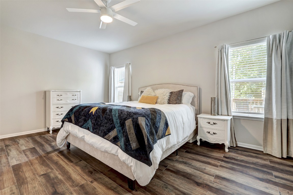 6709 Branrust Drive Austin, TX 78744 - Photo 13 of 35 a bedroom with a bed and window