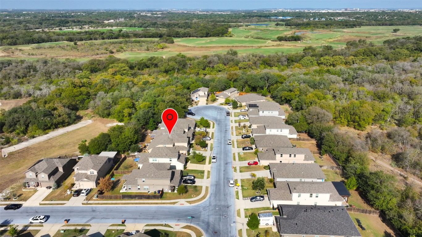6709 Branrust Drive Austin, TX 78744 - Photo 32 of 35 an aerial view of residential houses with outdoor space and river