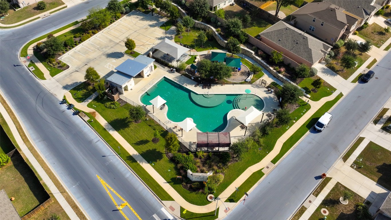 6709 Branrust Drive Austin, TX 78744 - Photo 34 of 35 an aerial view of a house swimming pool and outdoor seating