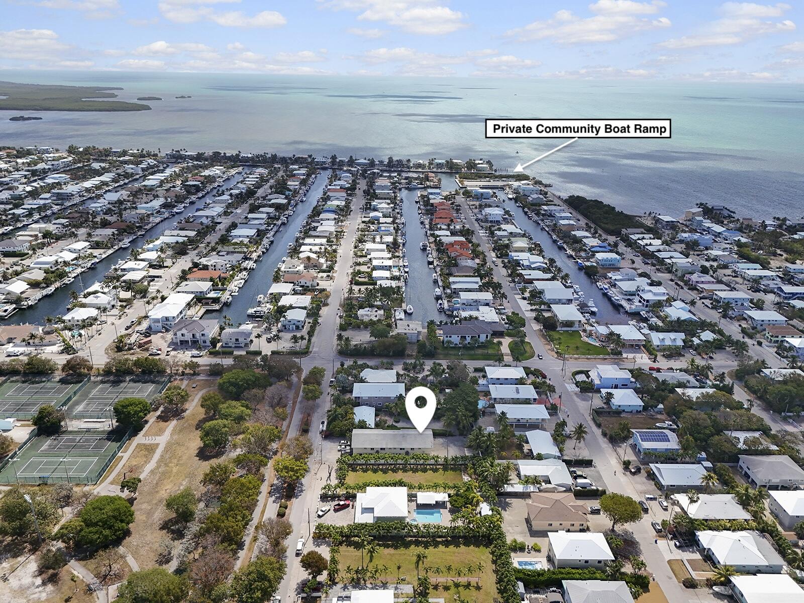 22 Atlantic Boulevard, Unit B Key Largo, FL 33037 - Photo 44 of 50 an aerial view of a city