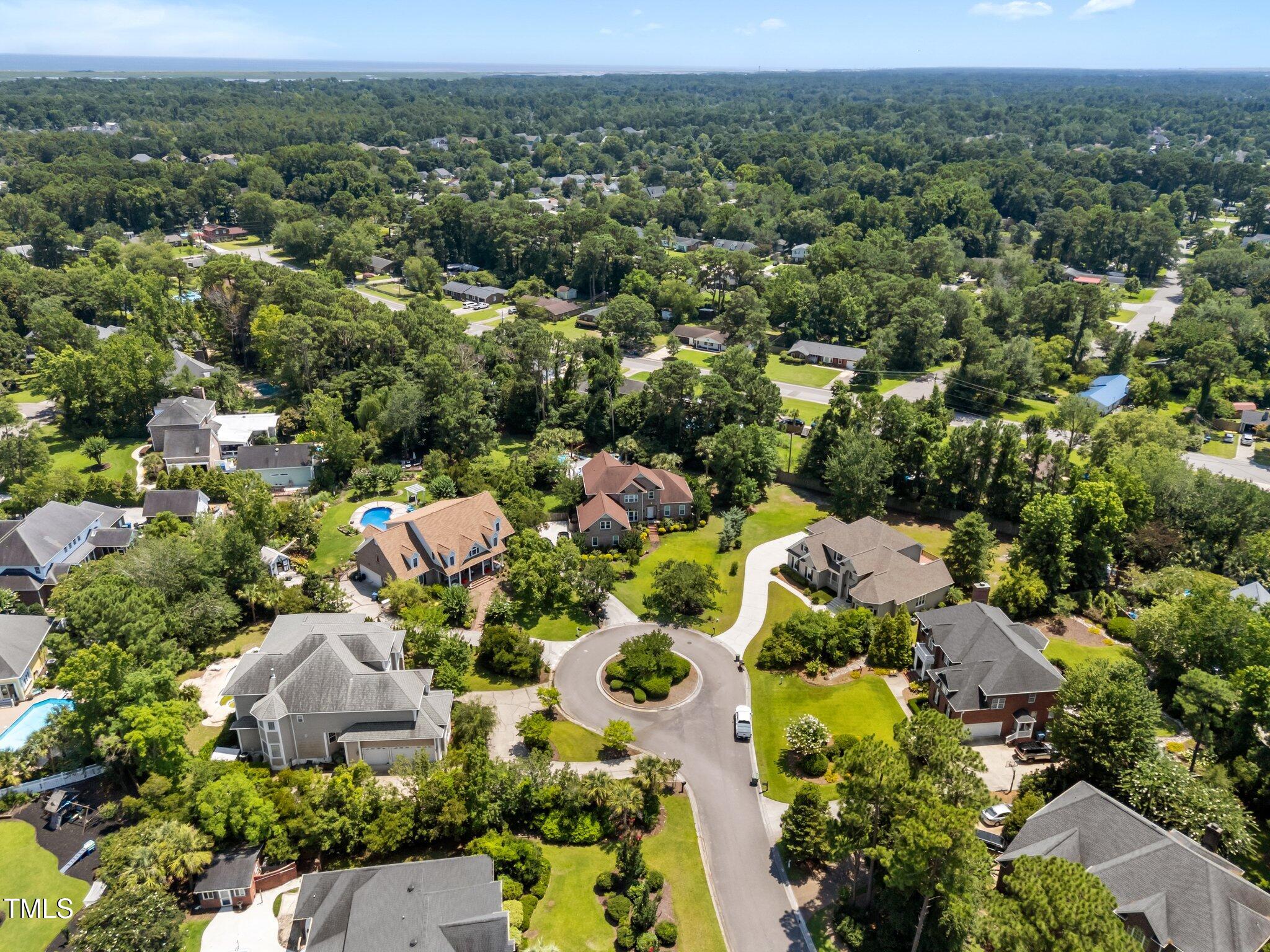 3556 Iris Street Wilmington, NC 28409 - Photo 49 of 52 an aerial view of multiple house