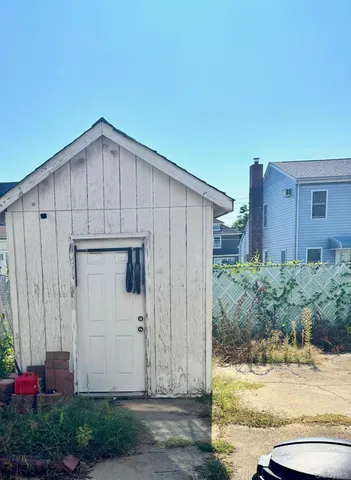 a backyard of a house