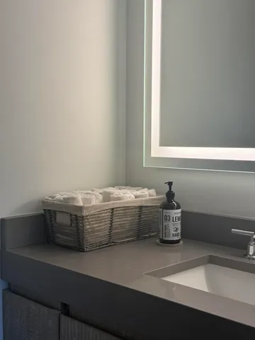 a room with storage and utility