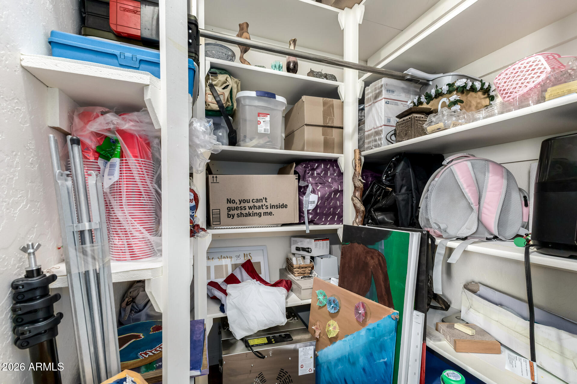 9987 North Geronimo Drive Casa Grande, AZ 85122 - Photo 30 of 53 a view of walk in closet with clothes and shoes