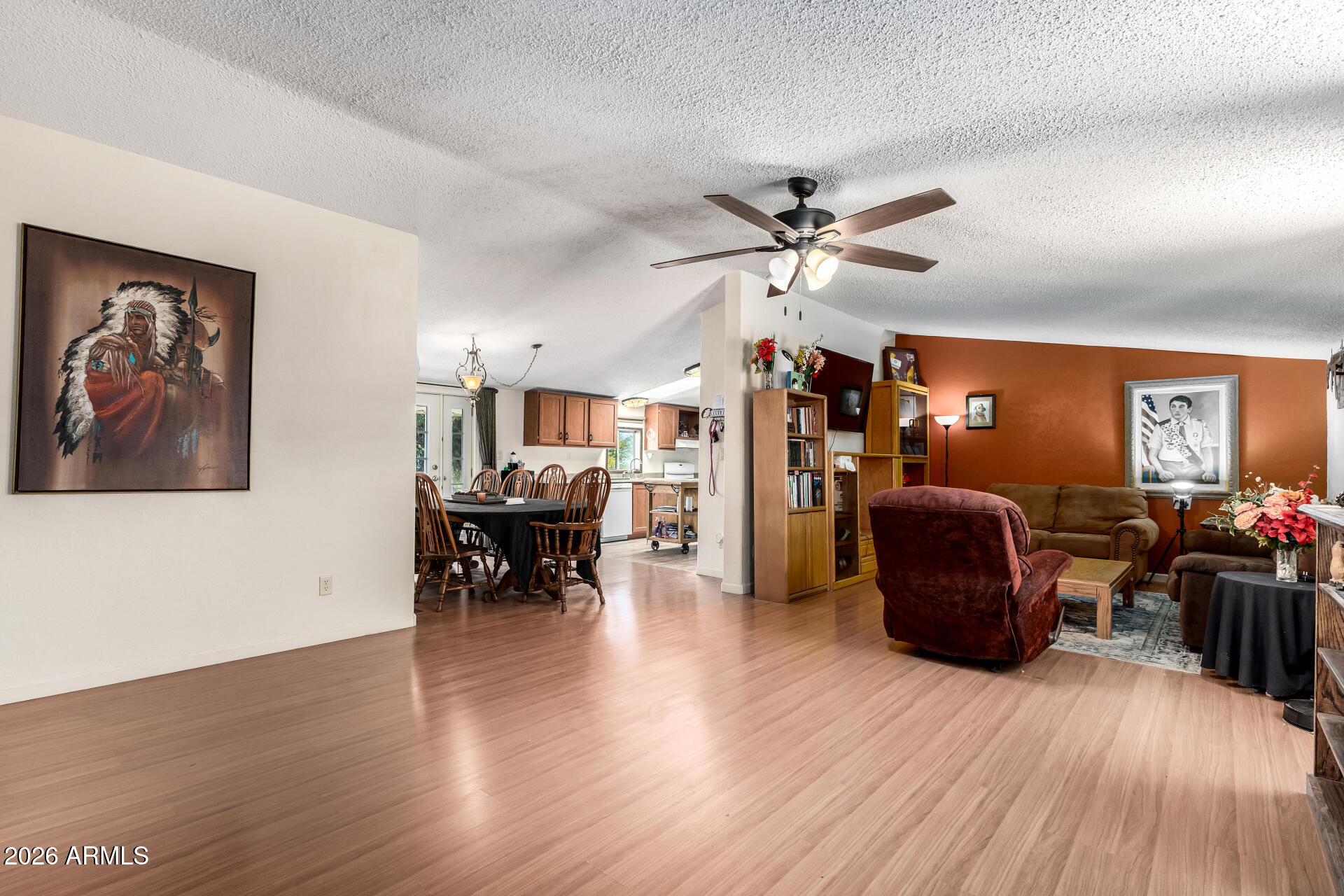 9987 North Geronimo Drive Casa Grande, AZ 85122 - Photo 9 of 53 a living room with furniture and wooden floor