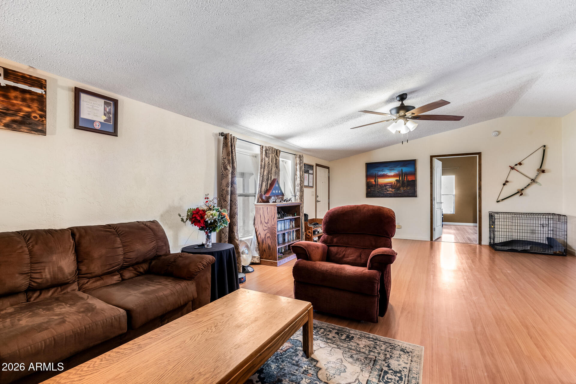 9987 North Geronimo Drive Casa Grande, AZ 85122 - Photo 10 of 53 a living room with furniture and wooden floor