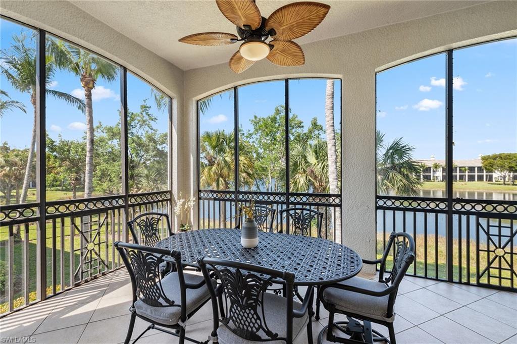 9259 Museo Circle, Unit 201 Naples, FL 34114 - Photo 25 of 50 a view of a dining room with furniture window and outside view
