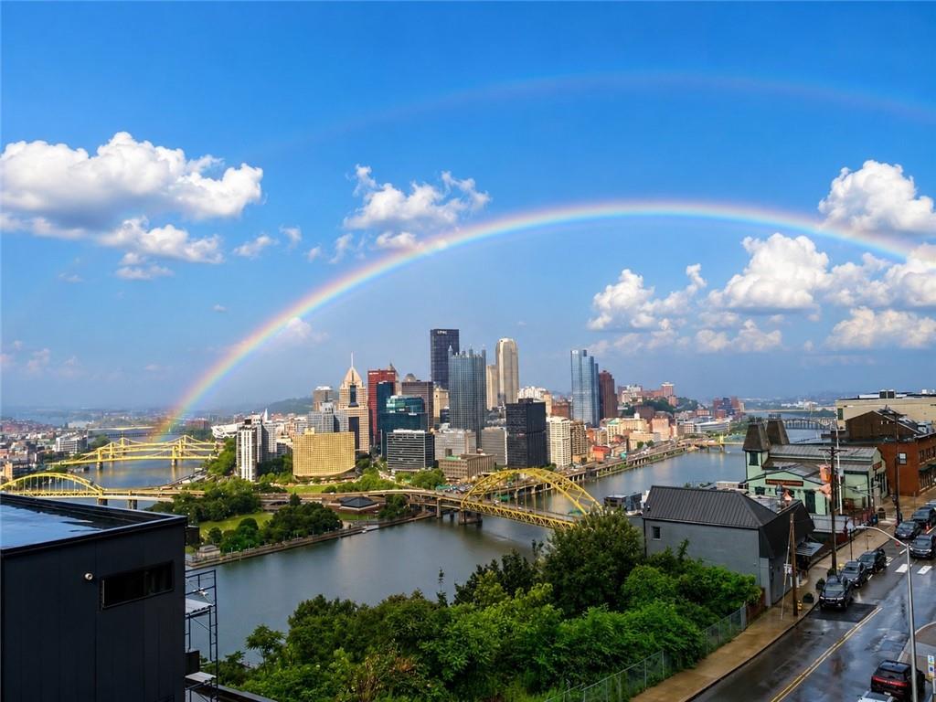 1 Trimont Lane, Unit 490E Pittsburgh, PA 15211 - Photo 29 of 31 This rainbow appeared over the City when I showed and Sold my listing to my clients in 2015.