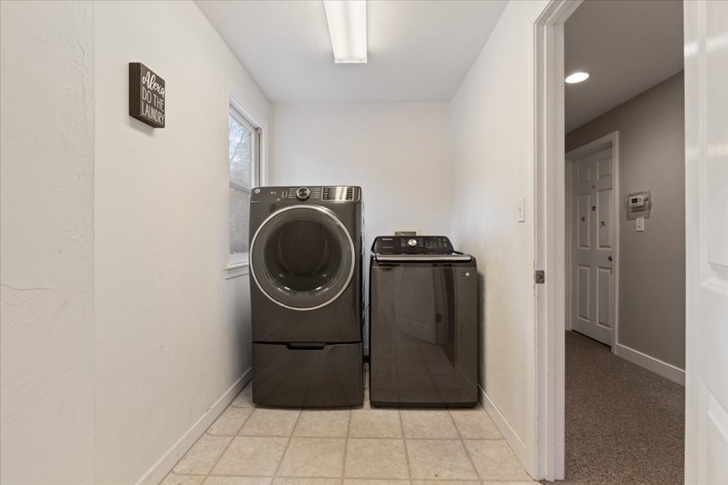 294 County Road Hanson, MA 02341 - Photo 33 of 38 a utility room with dryer and washer