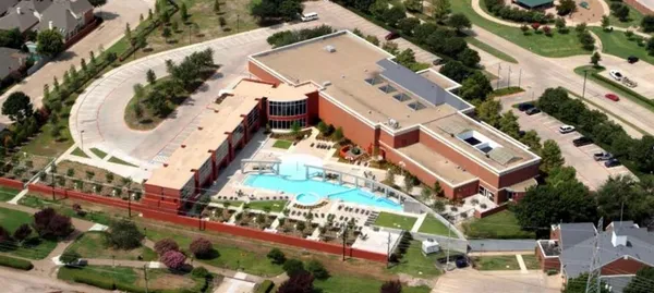 an aerial view of a