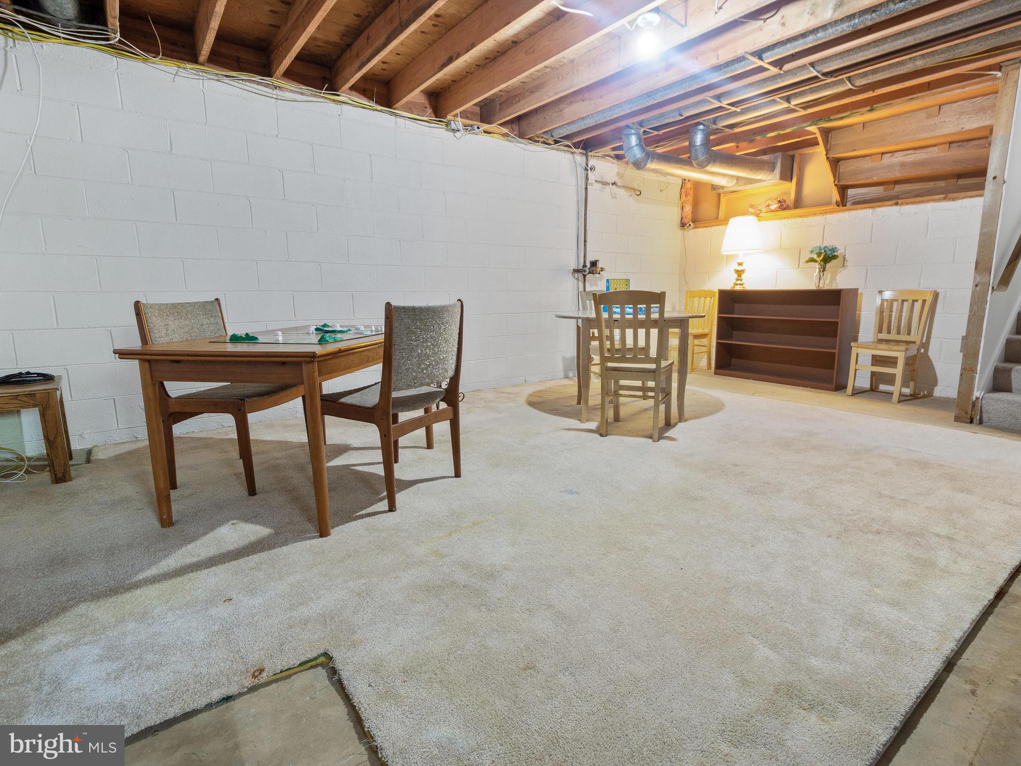 19228 Treadway Road Brookeville, MD 20833 - Photo 30 of 40 Unfinished basement offers lots of space !