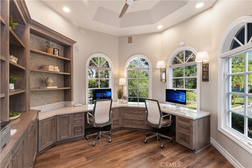 27971 Golden Ridge Lane San Juan Capistrano, CA 92675 - Photo 7 of 65 Downstairs remodeled office in French Oak!