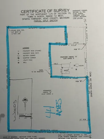 $616,000 | 12175 Sparta Avenue Northwest, Sparta, MI 49345