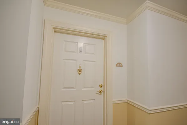 a view of front door