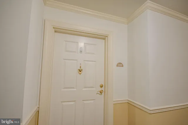 a view of front door