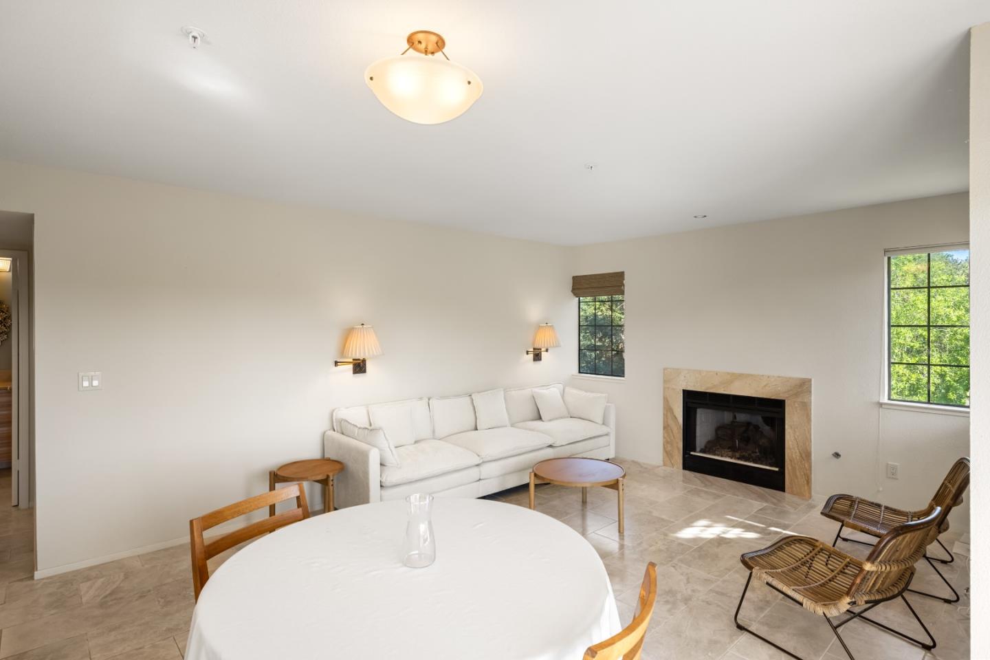 121 Quail Run Court Del Rey Oaks, CA 93940 - Photo 7 of 33 a living room with furniture and a fireplace