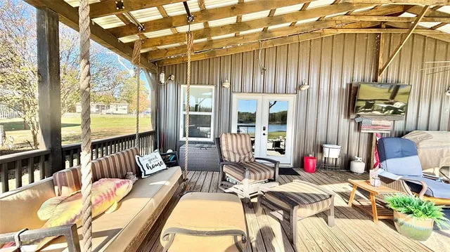 a view of a city from a balcony