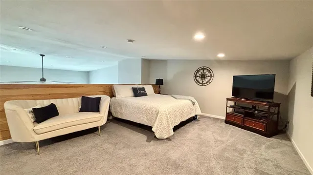 a room with gym equipment