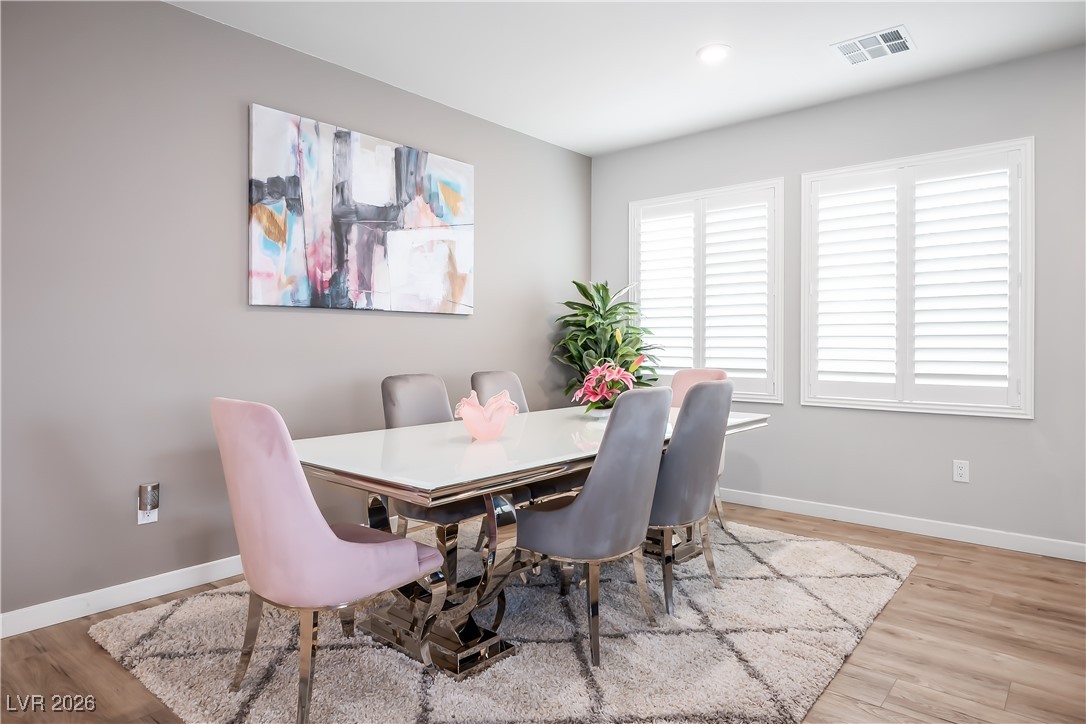 3018 Bounding Home Road North Las Vegas, NV 89086 - Photo 12 of 43 Dining room with light wood-type flooring