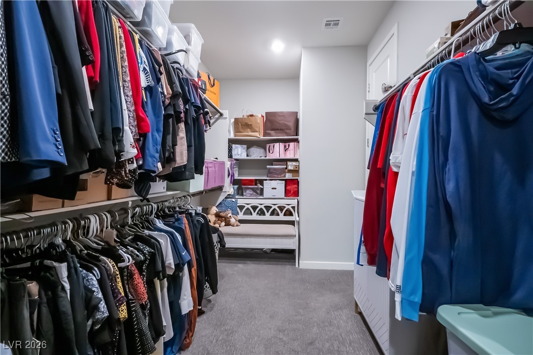 3018 Bounding Home Road North Las Vegas, NV 89086 - Photo 25 of 43 Spacious closet with dark carpet