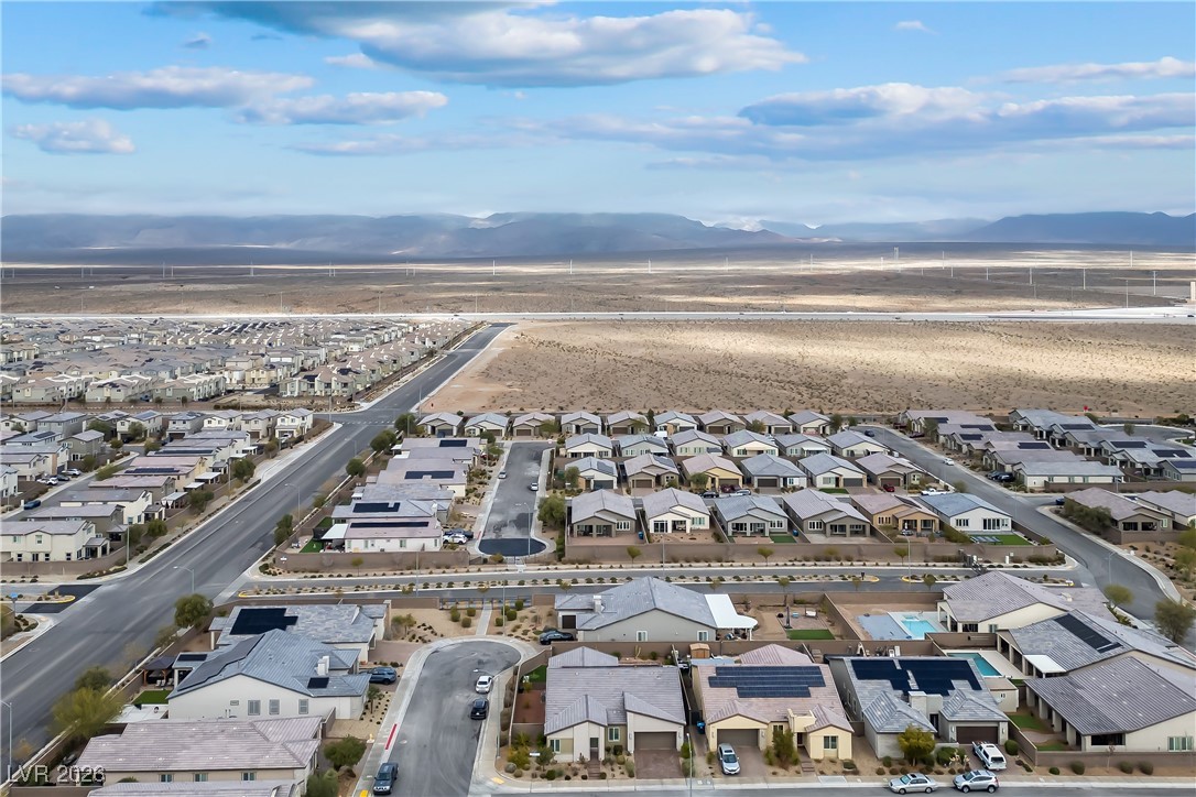 3018 Bounding Home Road North Las Vegas, NV 89086 - Photo 40 of 43 Aerial view of property's location with nearby suburban area