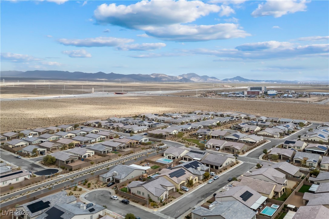 3018 Bounding Home Road North Las Vegas, NV 89086 - Photo 42 of 43 Aerial view of residential area with mountains