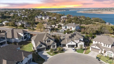 a view of a city with ocean view
