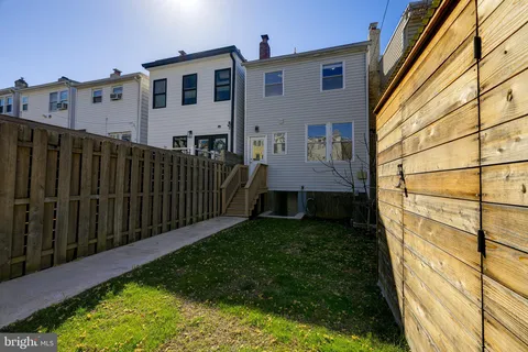 a house view with a garden space