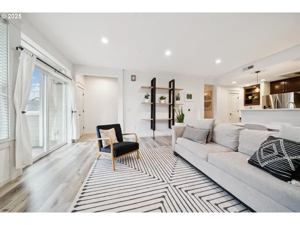 a view of balcony with couch