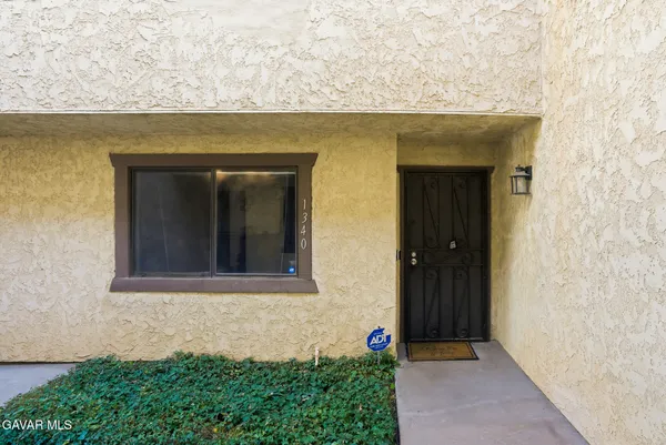 a view of front door