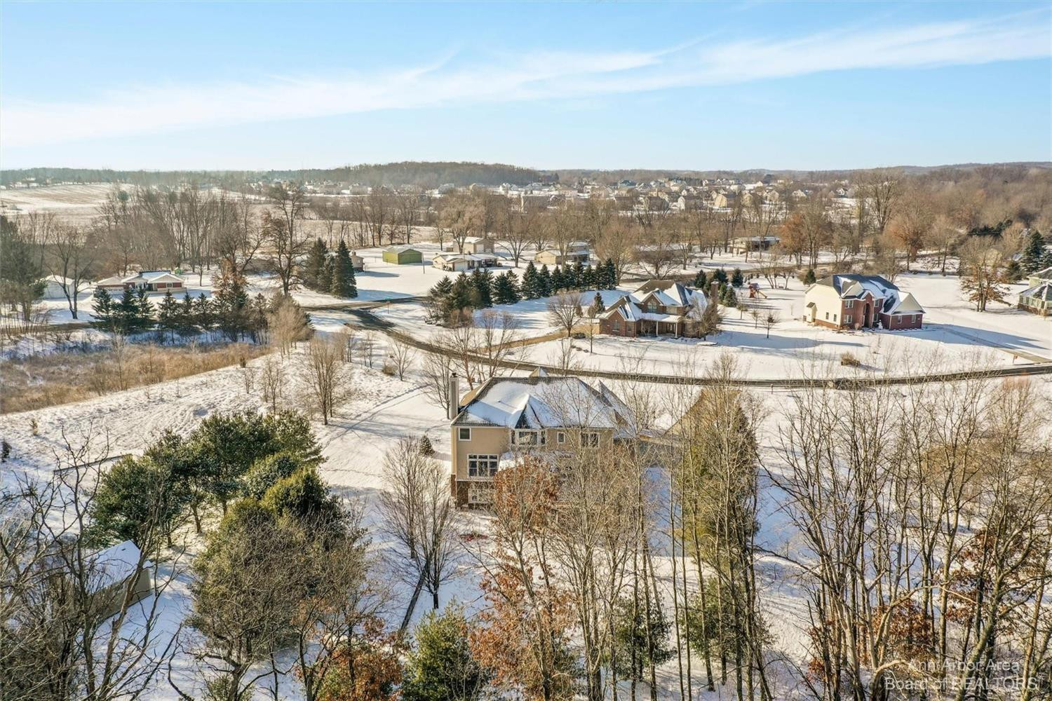 7024 Fox Ridge Drive Dexter, MI 48130 - Photo 57 of 62 Aerial