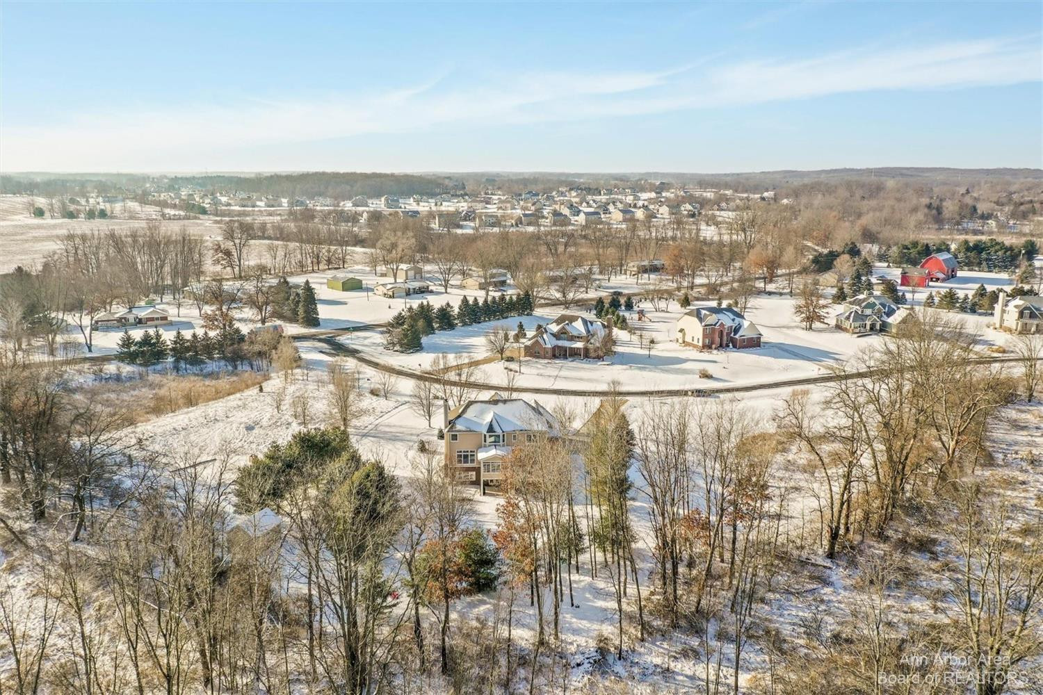 7024 Fox Ridge Drive Dexter, MI 48130 - Photo 58 of 62 Aerial