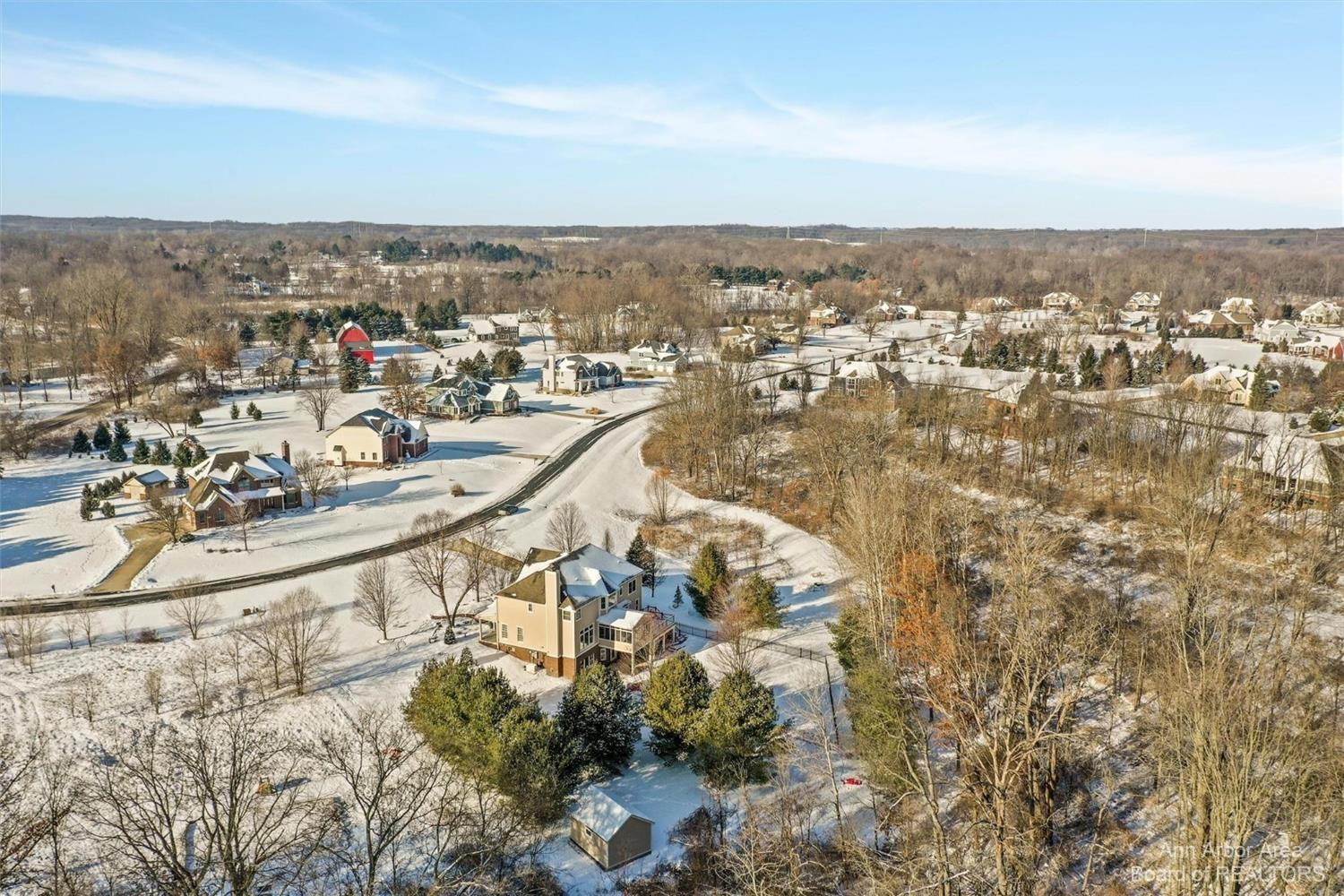 7024 Fox Ridge Drive Dexter, MI 48130 - Photo 59 of 62 Aerial