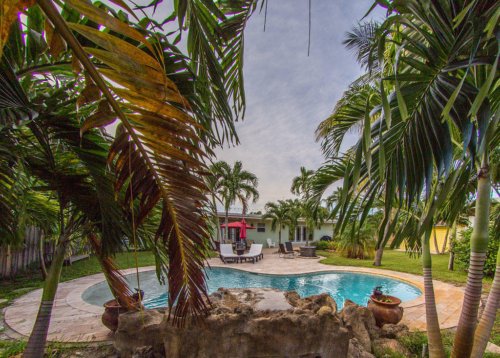 5050 Madison Road Delray Beach, FL 33484 - Photo 19 of 24 Backyard OASIS view