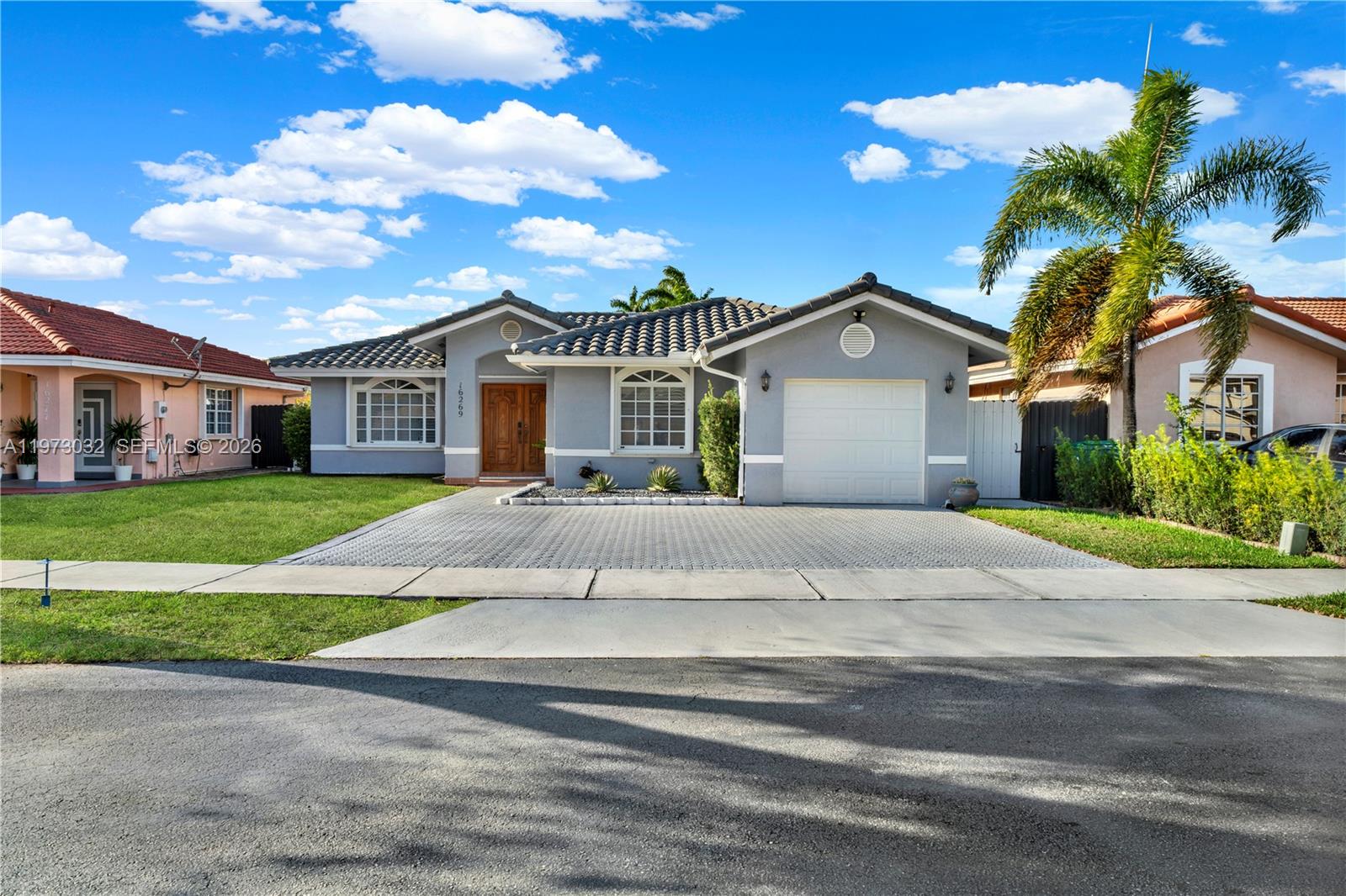 front view of house with a yard