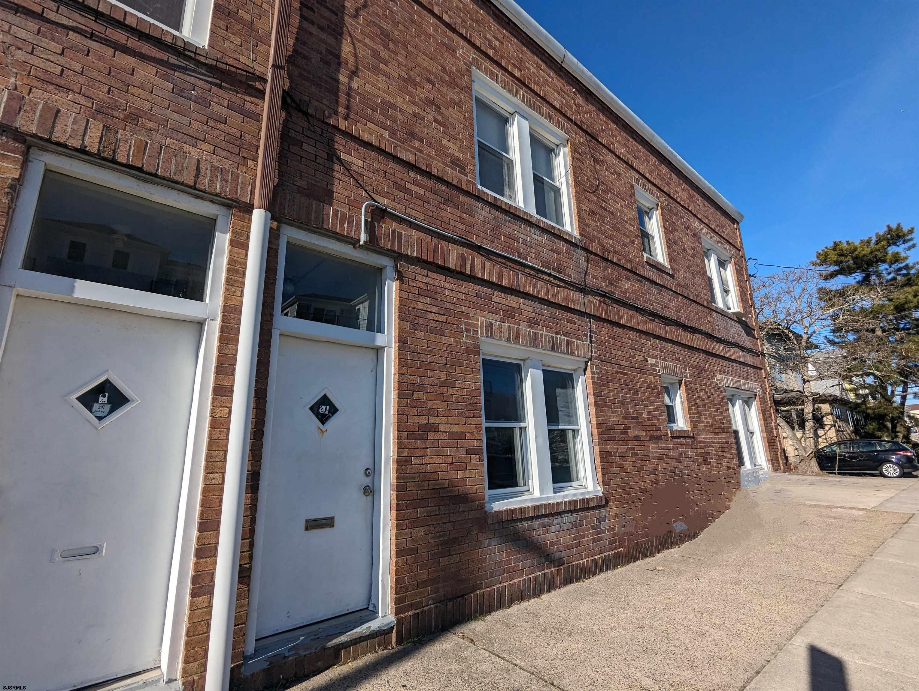 a view of a building with many windows
