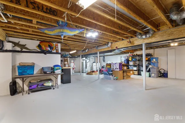 a view of storage and utility room