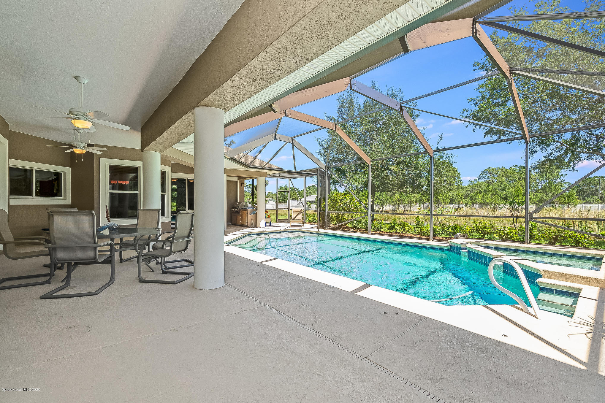 2167 Windbrook Drive Palm Bay, FL 32909 - Photo 31 of 36 Pool and Spa connected to gas Heater