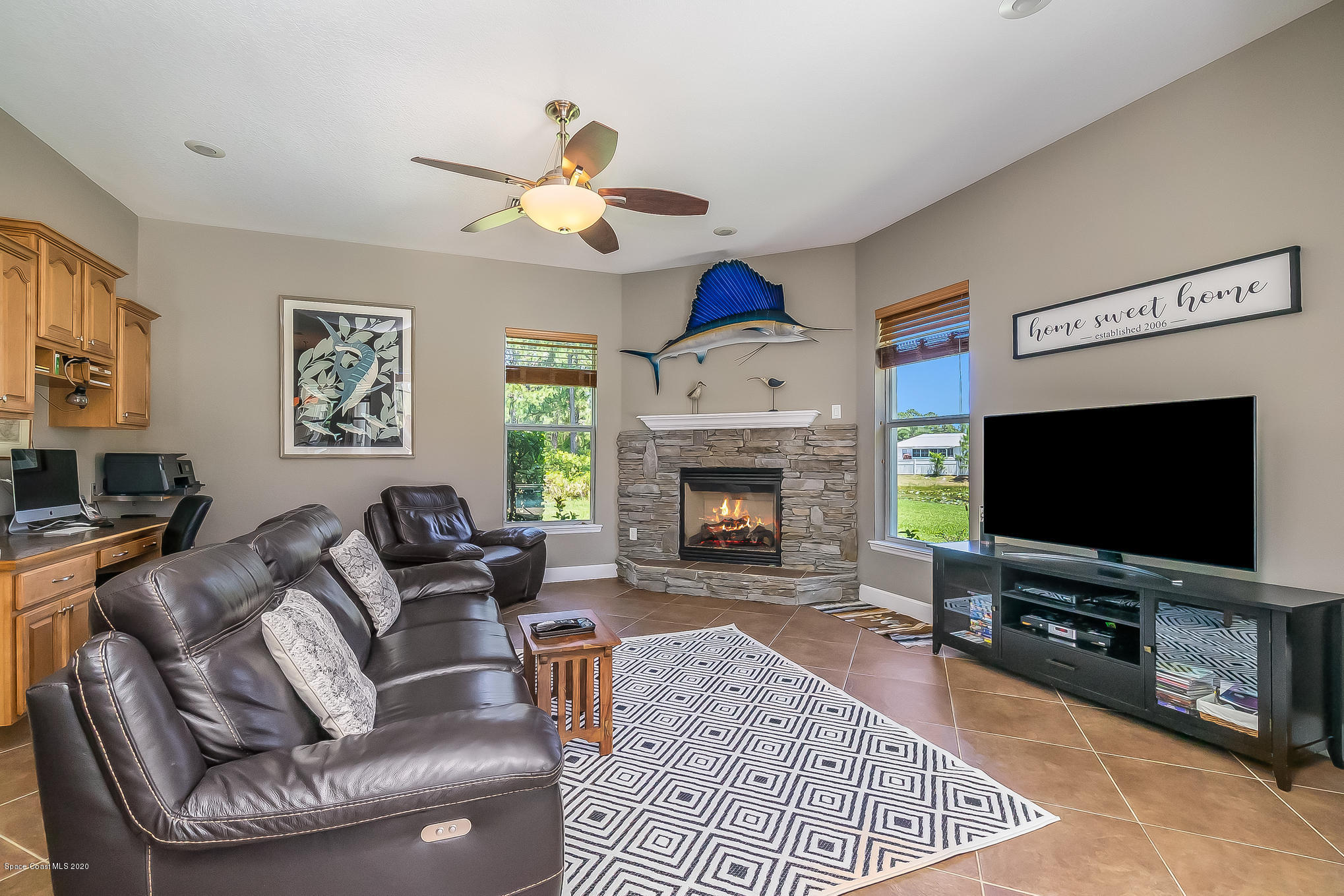 2167 Windbrook Drive Palm Bay, FL 32909 - Photo 8 of 36 Family Room View 2