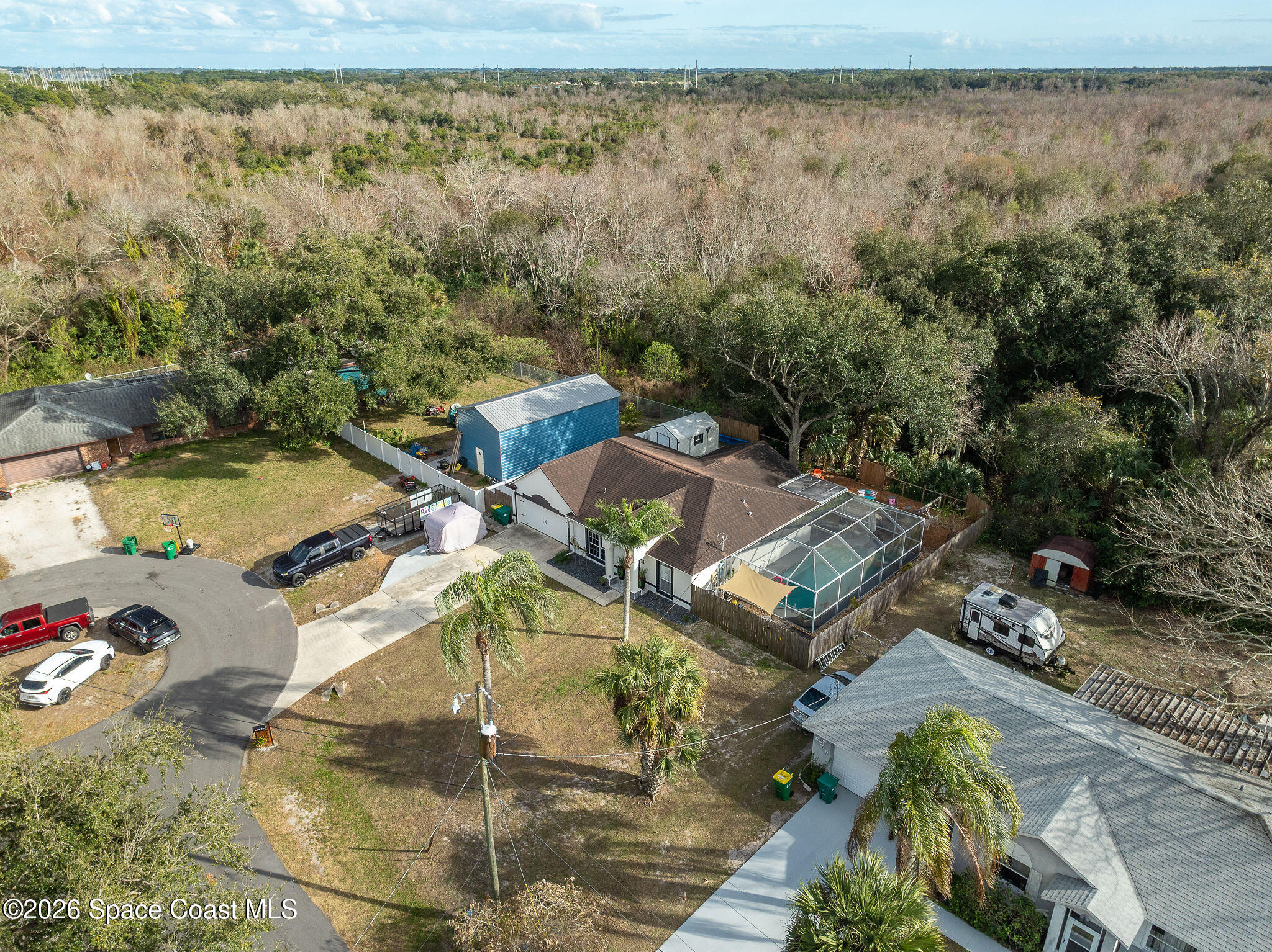 6275 Marcy Street Cocoa, FL 32927 - Photo 49 of 52 Aerial View