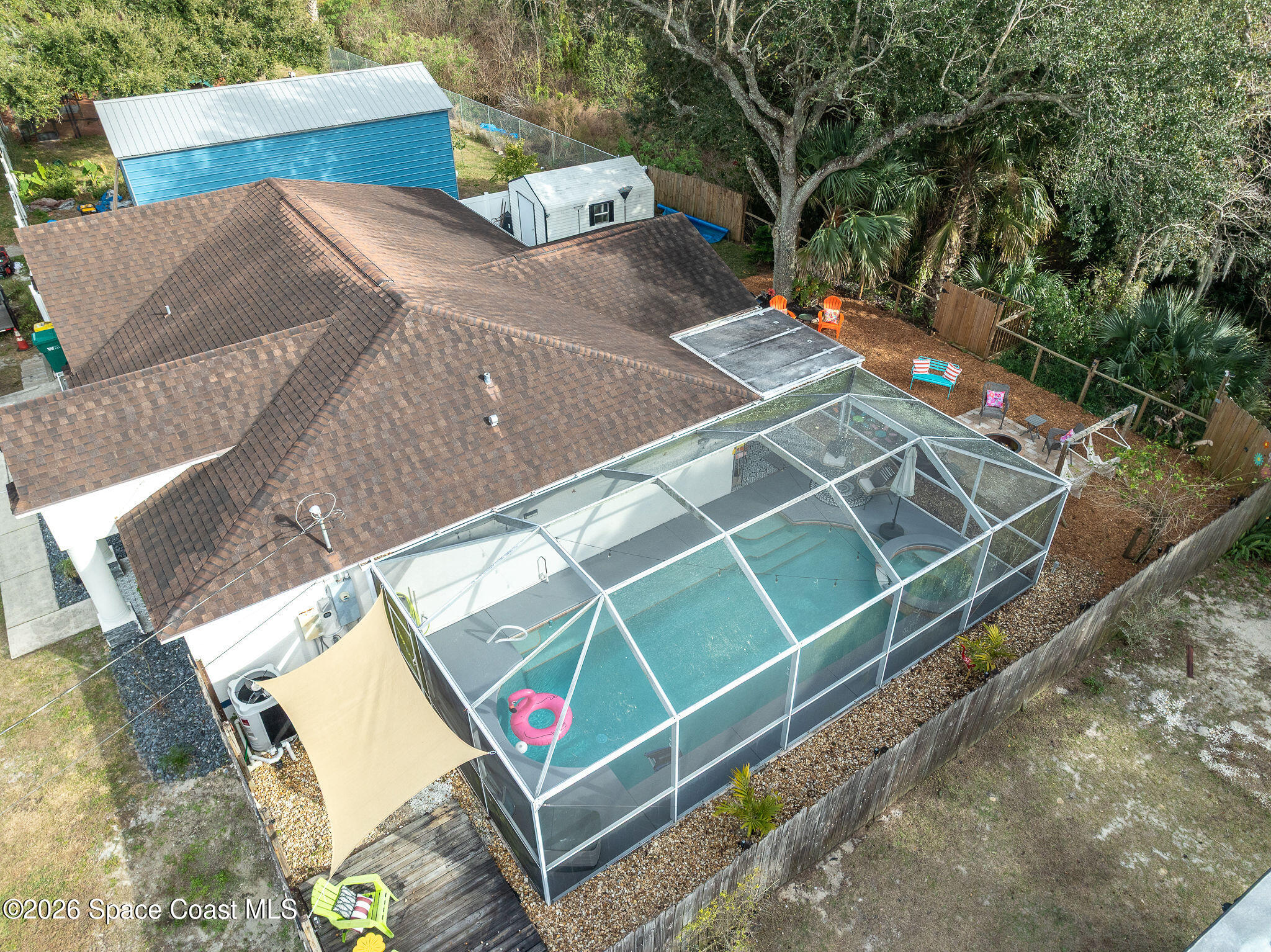 6275 Marcy Street Cocoa, FL 32927 - Photo 51 of 52 Aerial View