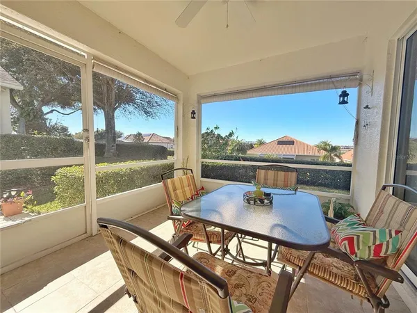 a view of a street from a yard